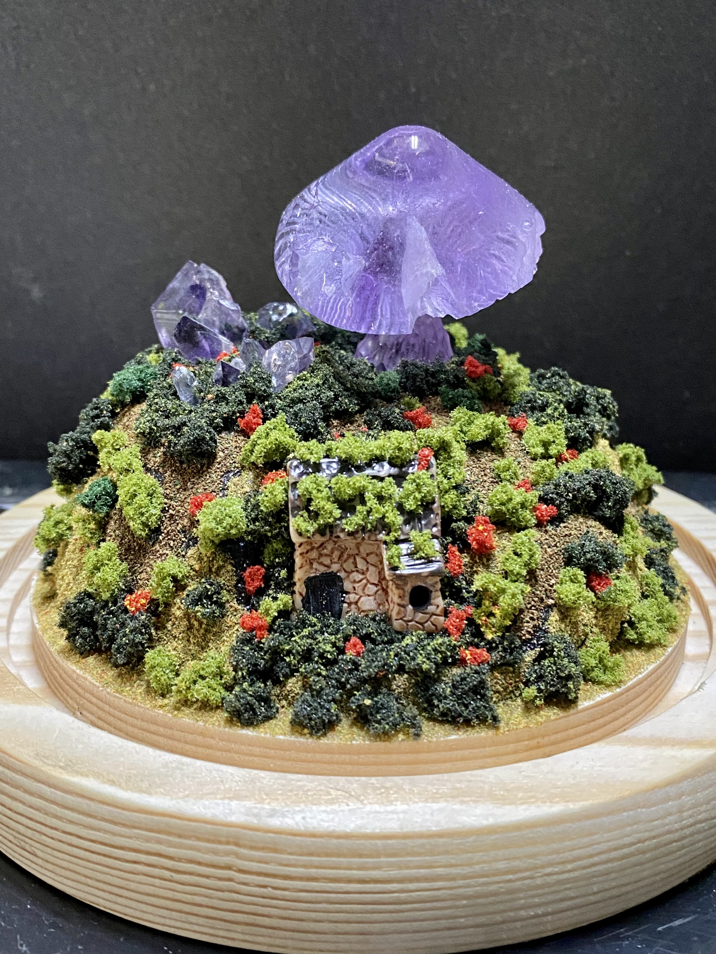 Amethyst mushroom object